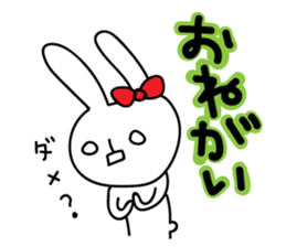 Sparkle eyes "usagi-san" 4 sticker #8679564