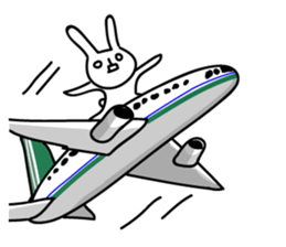 Sparkle eyes "usagi-san" 4 sticker #8679568