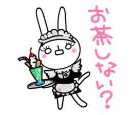 Sparkle eyes "usagi-san" 4 sticker #8679580