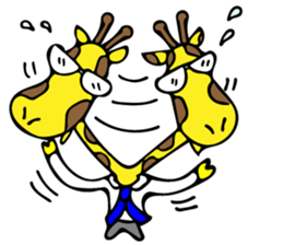 Japanese Salaryman Giraffe sticker #8680838