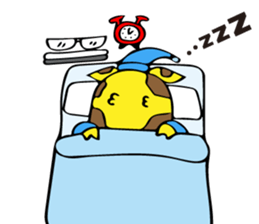 Japanese Salaryman Giraffe sticker #8680859