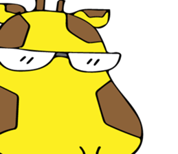 Japanese Salaryman Giraffe sticker #8680864
