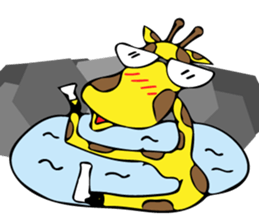 Japanese Salaryman Giraffe sticker #8680865