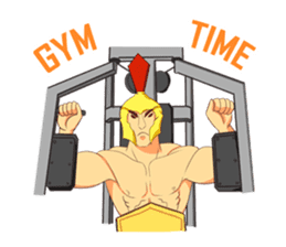WS Gym Warrior sticker #8681355