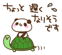 Panda of the message memo sticker #8681516