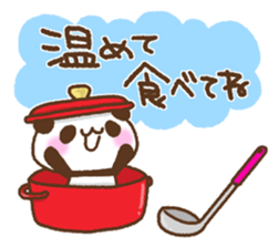 Panda of the message memo sticker #8681521