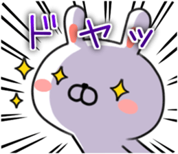 Loose Kansai dialect rabbit Usatan. sticker #8681740