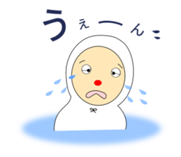 sleepyhead of the red nose sticker #8682077