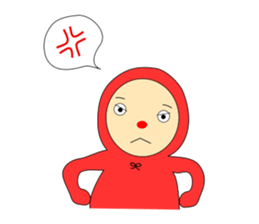 sleepyhead of the red nose sticker #8682085