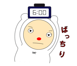 sleepyhead of the red nose sticker #8682095