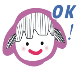 White face in my line-2 sticker #8683228