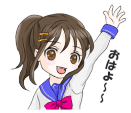 enjoying school life sticker #8684573