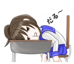 enjoying school life sticker #8684582