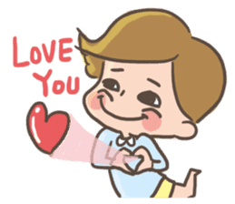 Karl loves you sticker #8685467