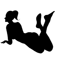 Message in silhouette