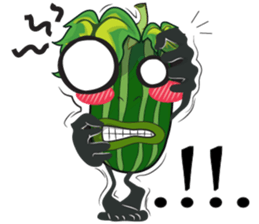 Cucumbe cartoon thai V.Isan sticker #8685577