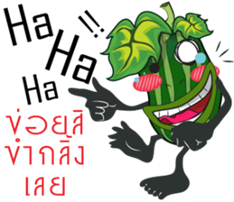 Cucumbe cartoon thai V.Isan sticker #8685590