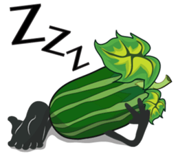 Cucumbe cartoon thai V.Isan sticker #8685609