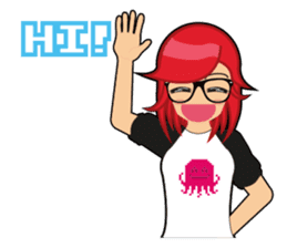 Sakura the Gamer Girl sticker #8686554