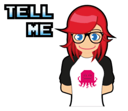 Sakura the Gamer Girl sticker #8686555