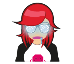 Sakura the Gamer Girl sticker #8686557