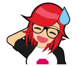 Sakura the Gamer Girl sticker #8686558