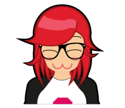 Sakura the Gamer Girl sticker #8686564