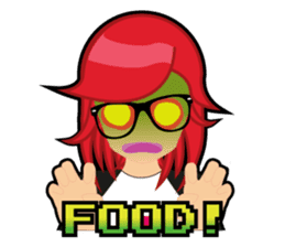 Sakura the Gamer Girl sticker #8686566