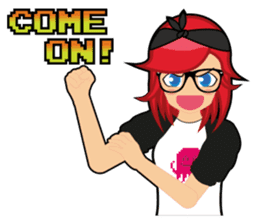 Sakura the Gamer Girl sticker #8686567