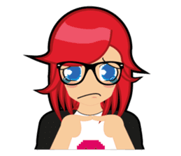 Sakura the Gamer Girl sticker #8686568