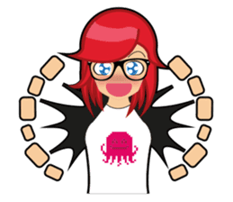 Sakura the Gamer Girl sticker #8686569