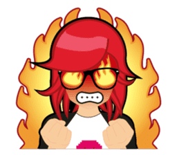 Sakura the Gamer Girl sticker #8686573