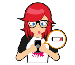 Sakura the Gamer Girl sticker #8686577