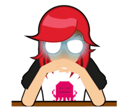 Sakura the Gamer Girl sticker #8686588