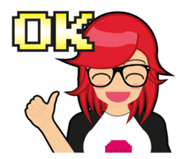 Sakura the Gamer Girl sticker #8686589