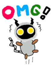 Salue is japanese DEVIL. sticker #8686669