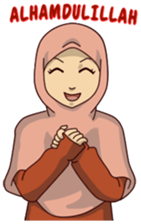 Pinky Hijab sticker #8687123