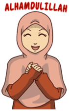 Pinky Hijab sticker #8687123