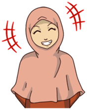 Pinky Hijab sticker #8687124