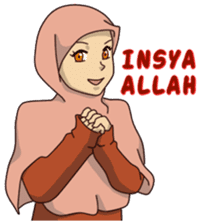 Pinky Hijab sticker #8687128