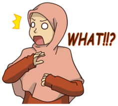 Pinky Hijab sticker #8687136