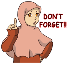 Pinky Hijab sticker #8687143