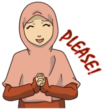 Pinky Hijab sticker #8687144