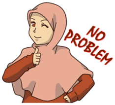Pinky Hijab sticker #8687146