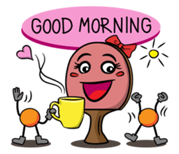 Peggy and Paul, the Ping Pong Buddy sticker #8687419