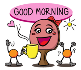 Peggy and Paul, the Ping Pong Buddy sticker #8687419