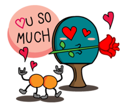 Peggy and Paul, the Ping Pong Buddy sticker #8687422