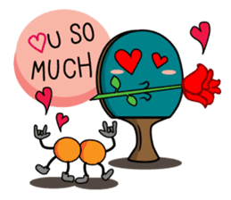 Peggy and Paul, the Ping Pong Buddy sticker #8687422