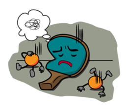 Peggy and Paul, the Ping Pong Buddy sticker #8687424