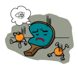 Peggy and Paul, the Ping Pong Buddy sticker #8687424